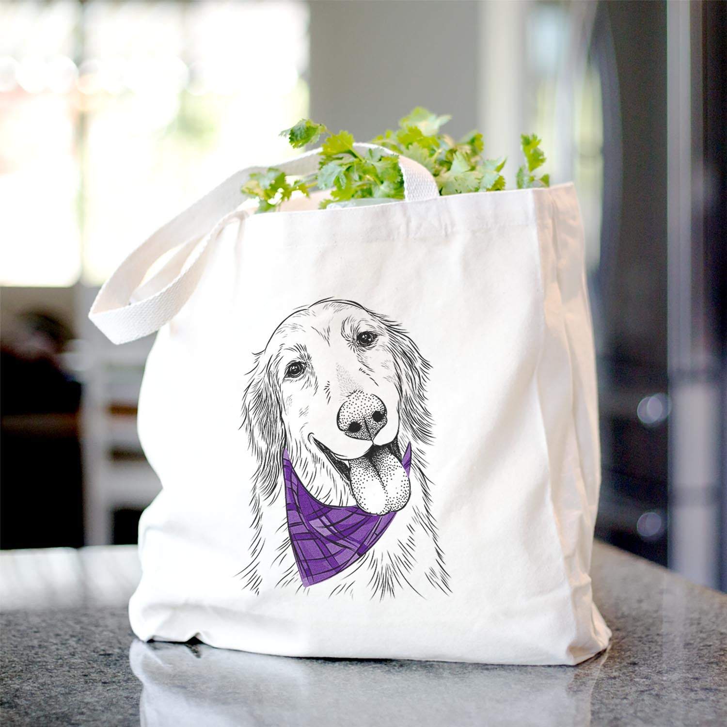 Shelby the Golden Retriever - Tote Bag