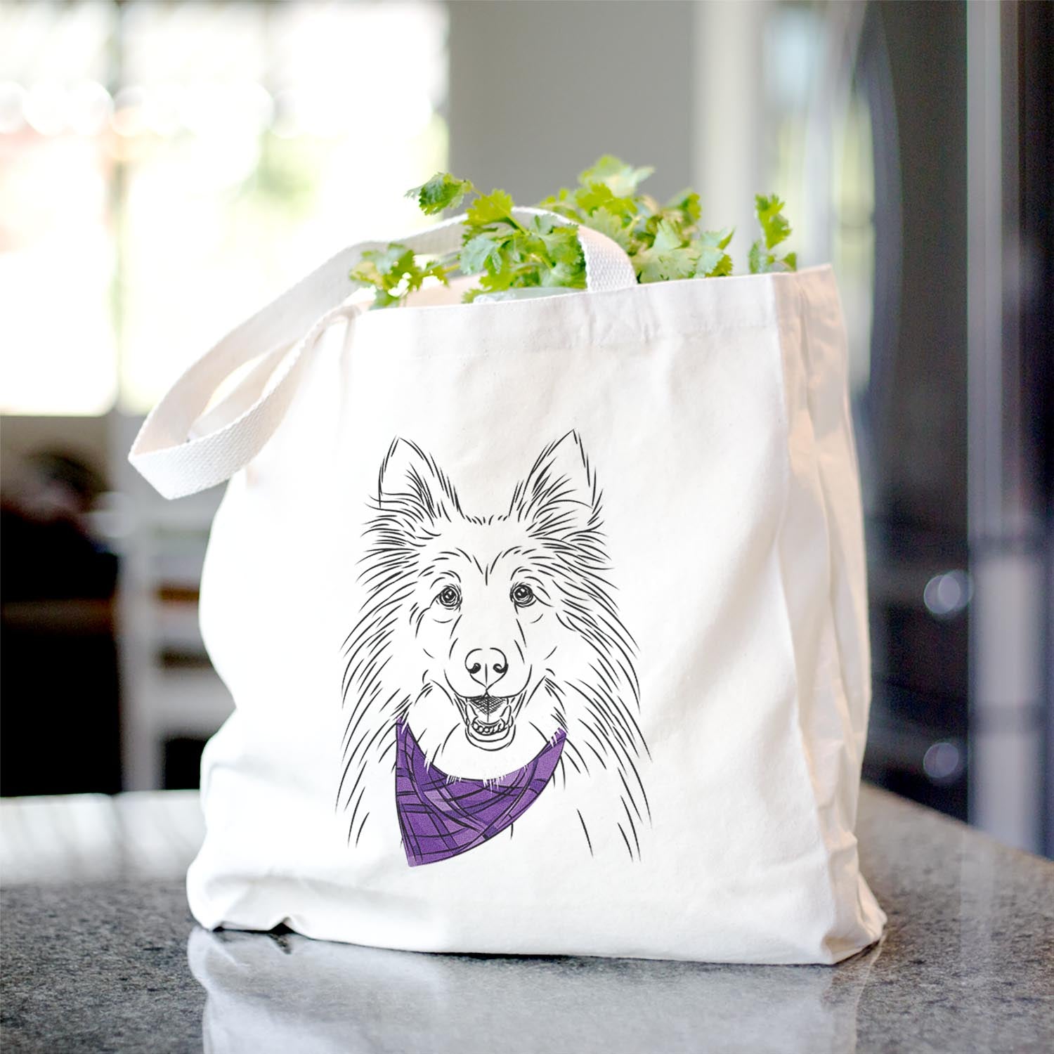 Sheldon the Shetland Sheepdog - Tote Bag