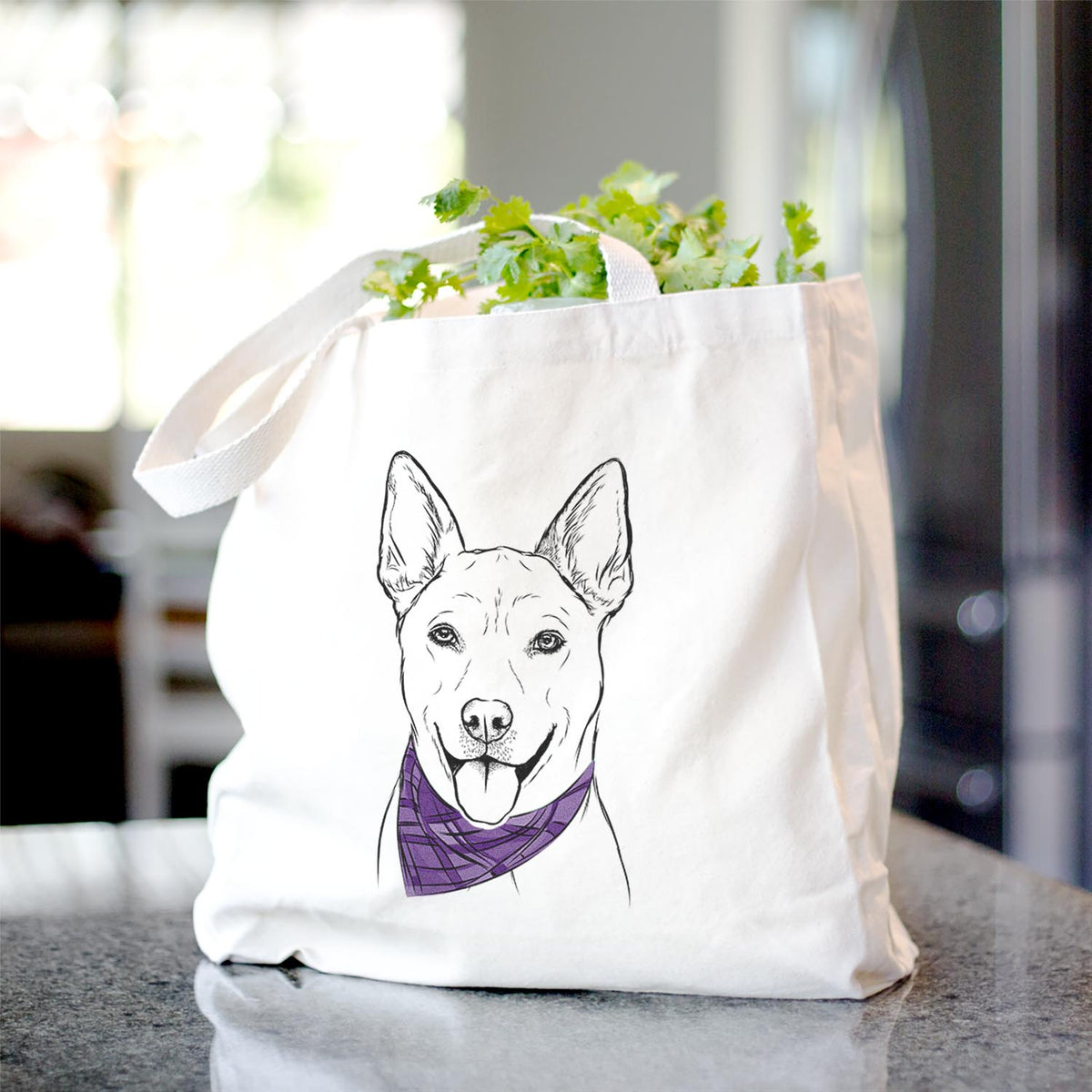 Silly Lilly the Mixed Breed - Tote Bag