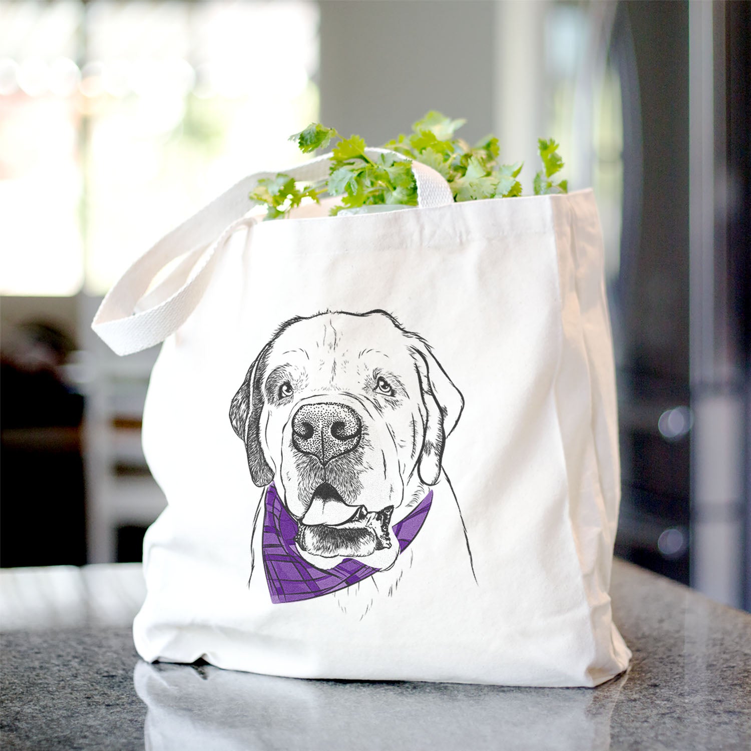 Wendy the Saint Bernard - Tote Bag