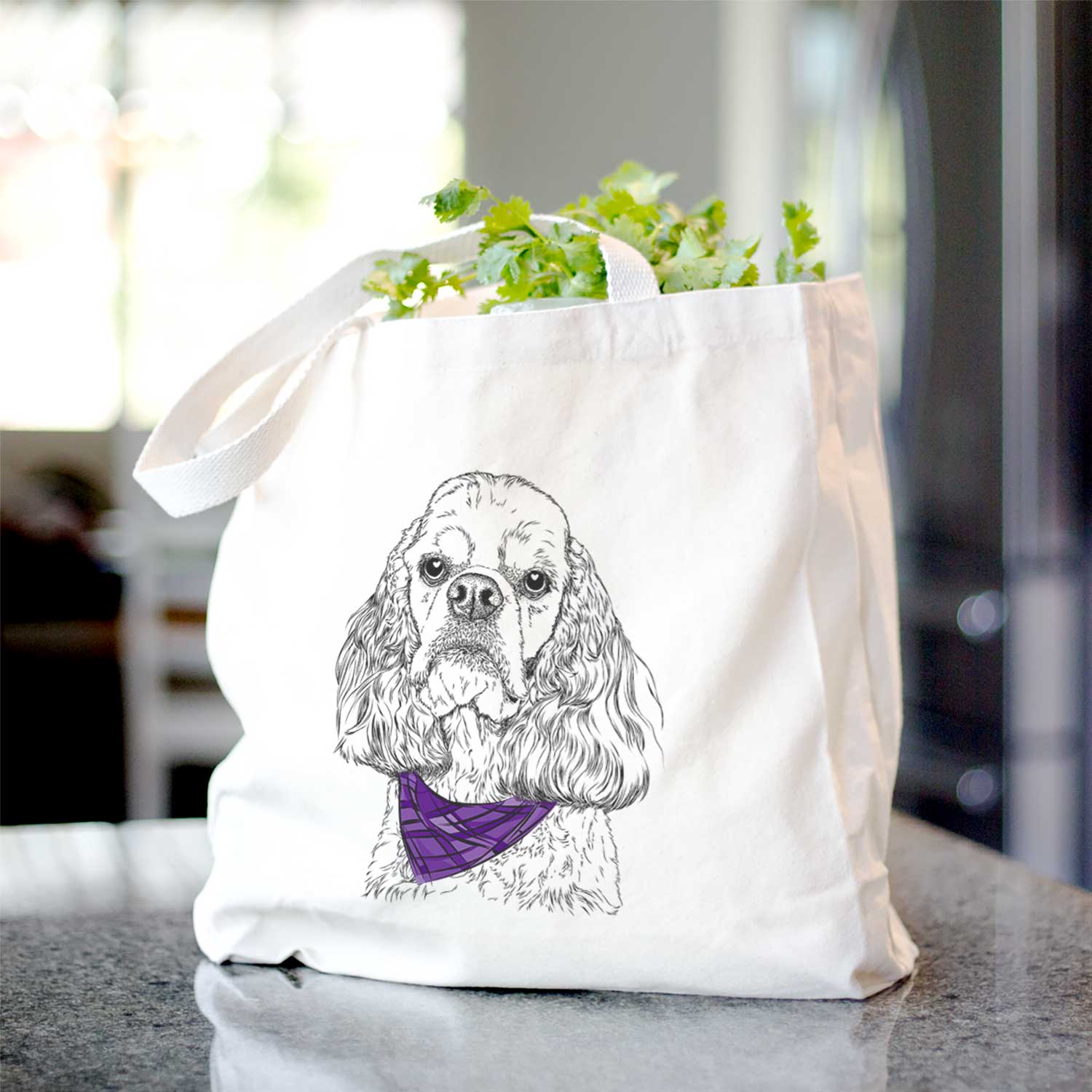 Bailey the American Cocker Spaniel - Tote Bag