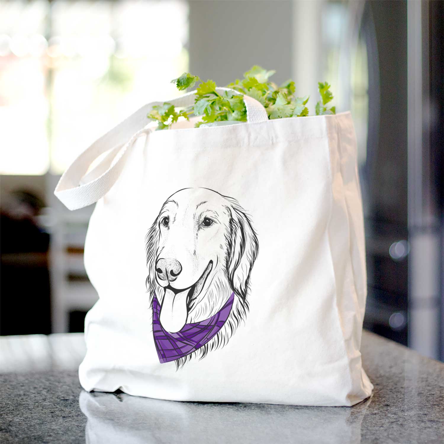Bailey the Golden Retriever - Tote Bag