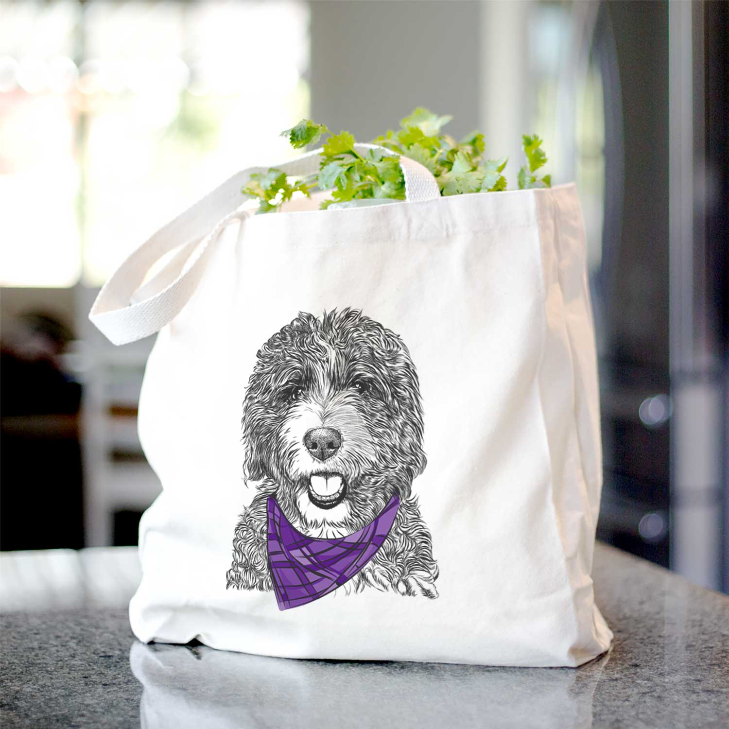 Bash the Bernedoodle - Tote Bag