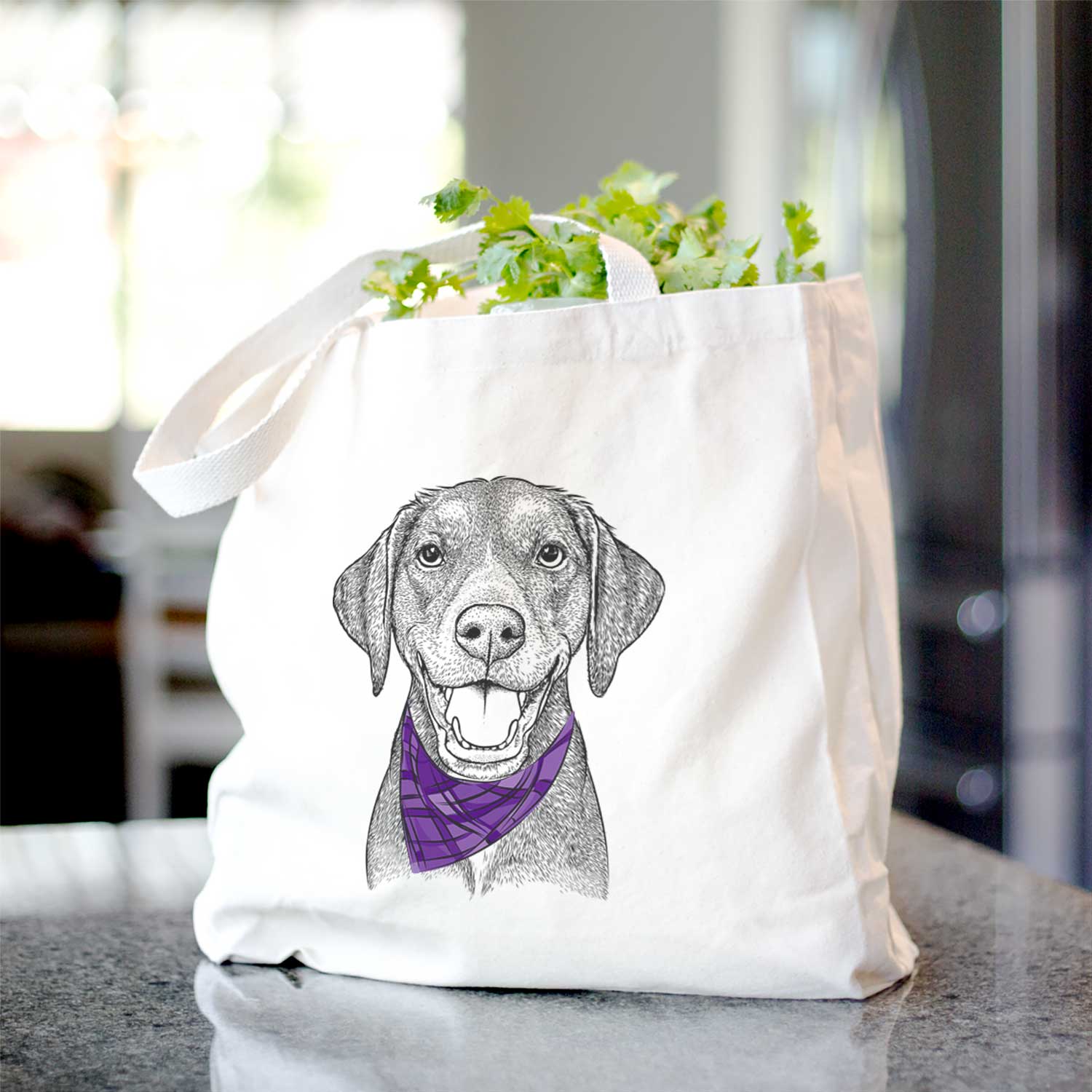 Beaver the Hound Mix - Tote Bag