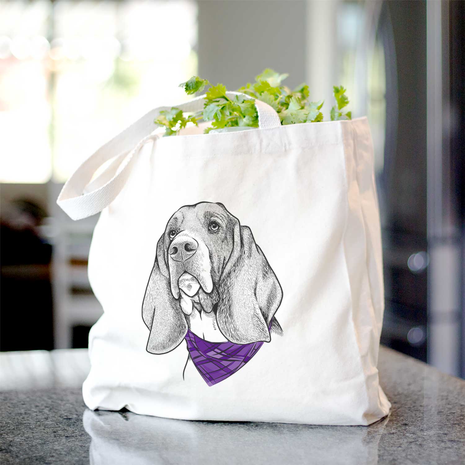 Cooper the Basset Hound - Tote Bag