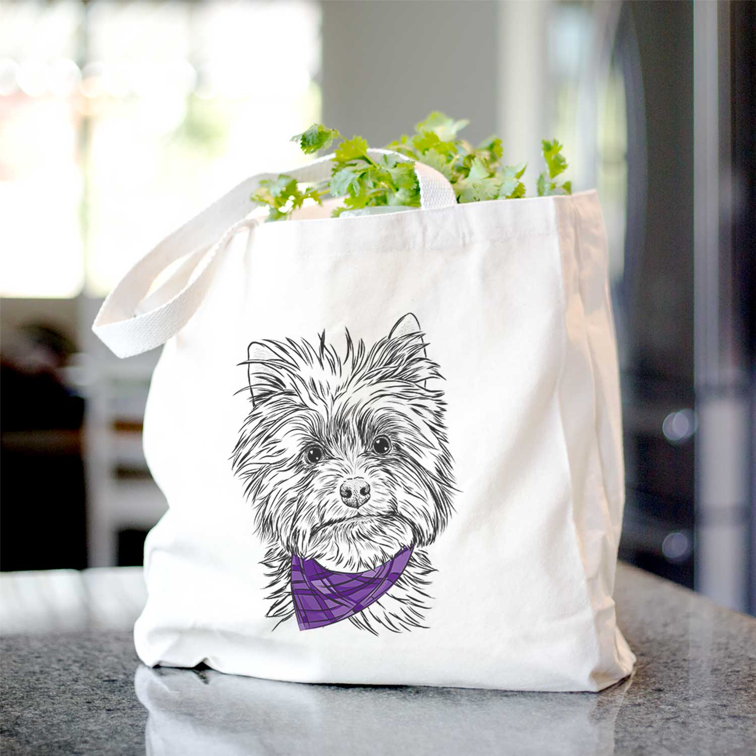 Dakota the Yorkshire Terrier - Tote Bag