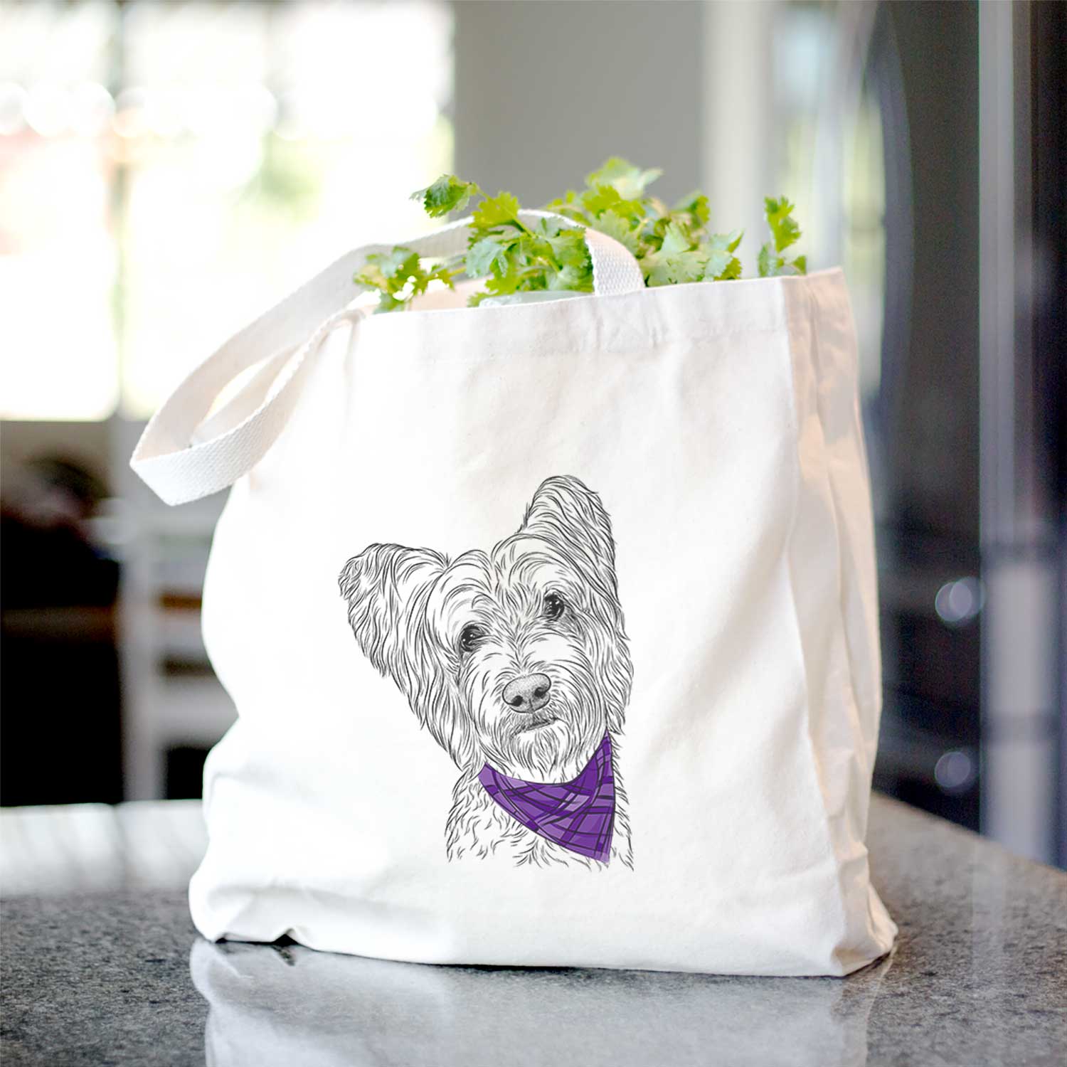 Dexter the Terrier Mix - Tote Bag