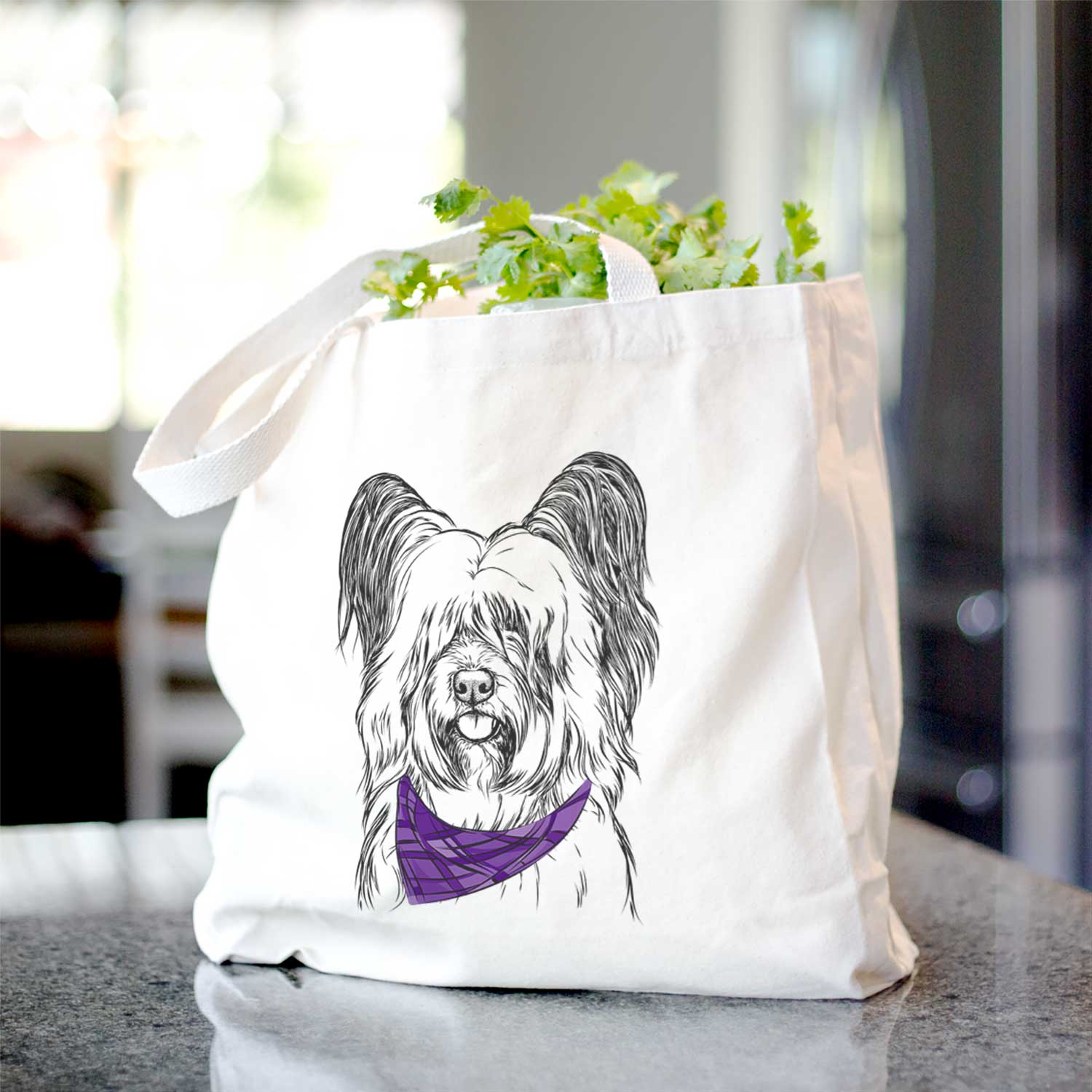 Gideon the Skye Terrier - Tote Bag