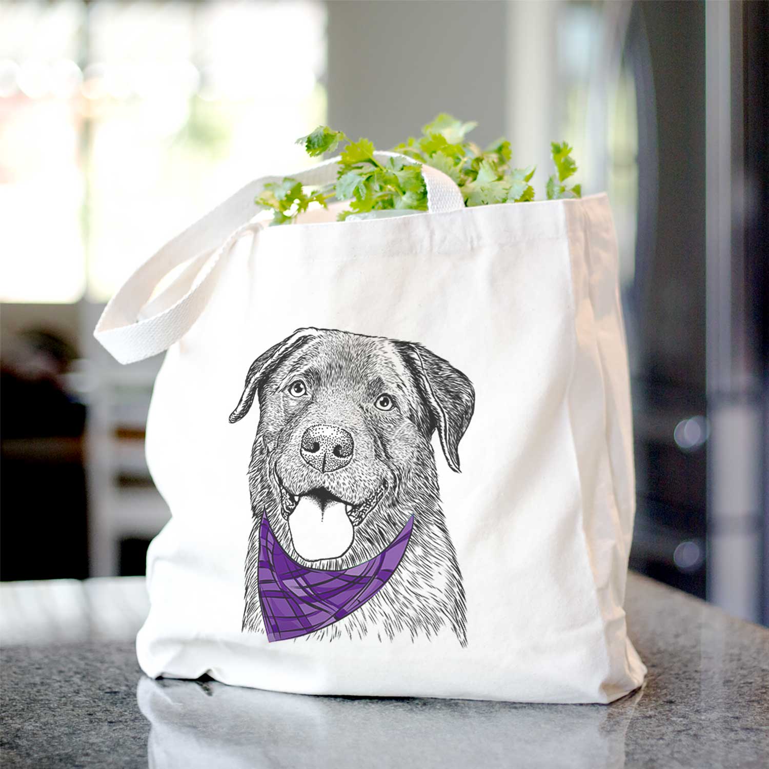 Gonzo the Chocolate Lab - Tote Bag