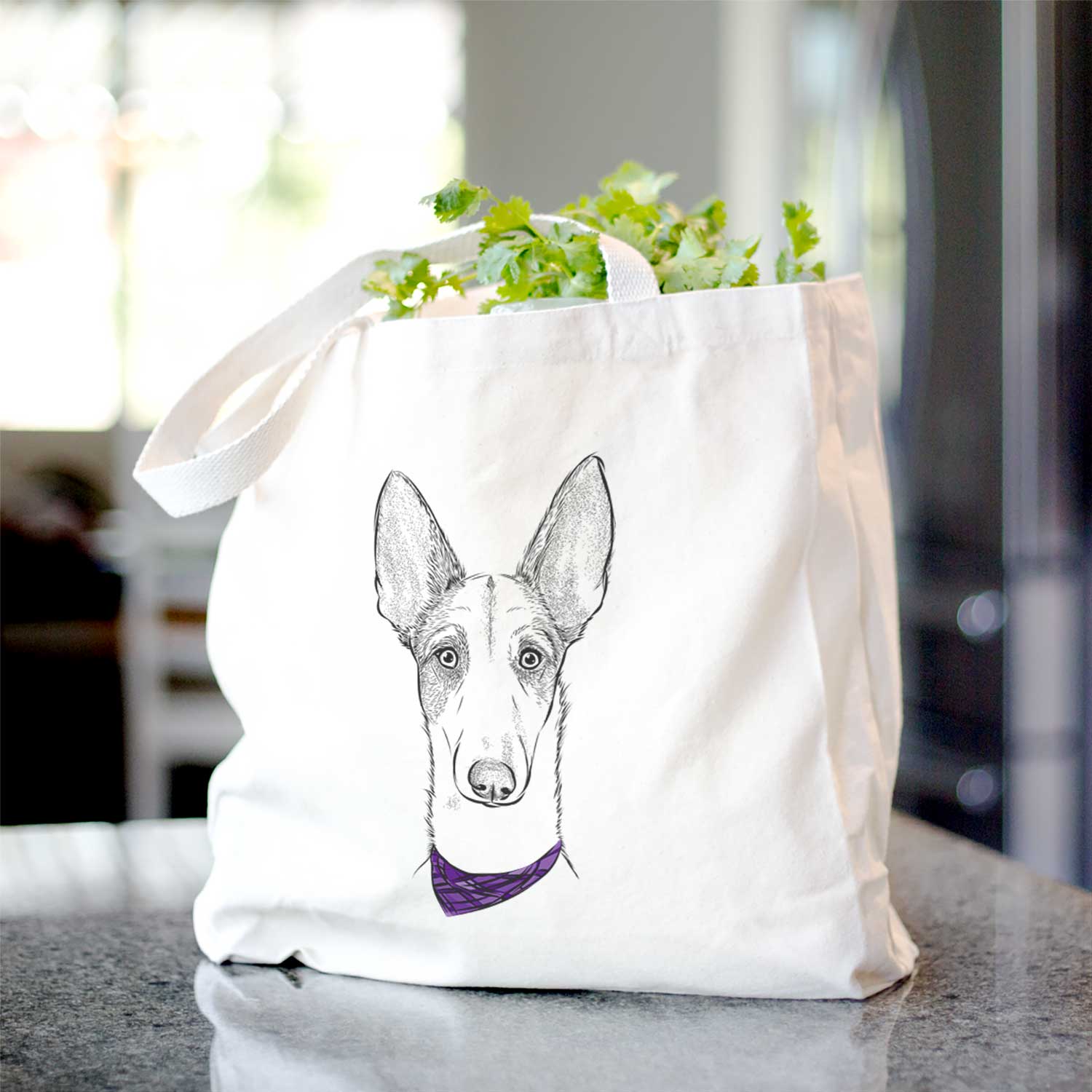 Halo the Ibizan Sight Hound - Tote Bag