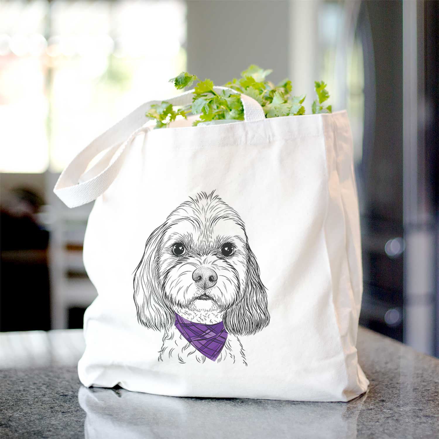 Jasper Diggins the Cavapoo - Tote Bag
