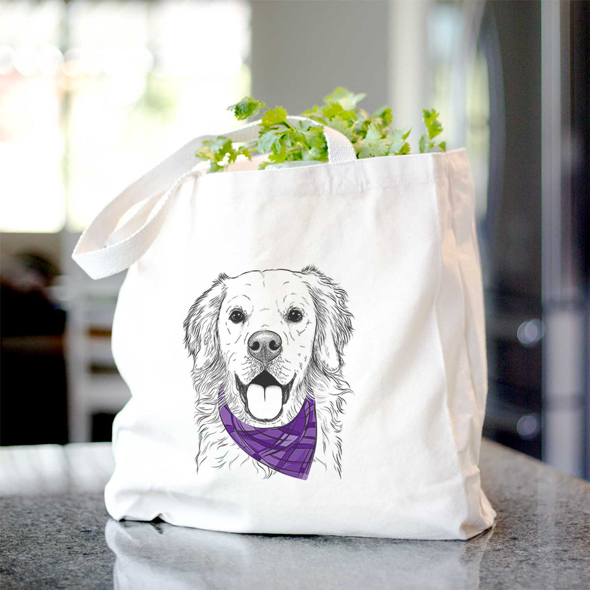 Juniper the Golden Retriever - Tote Bag