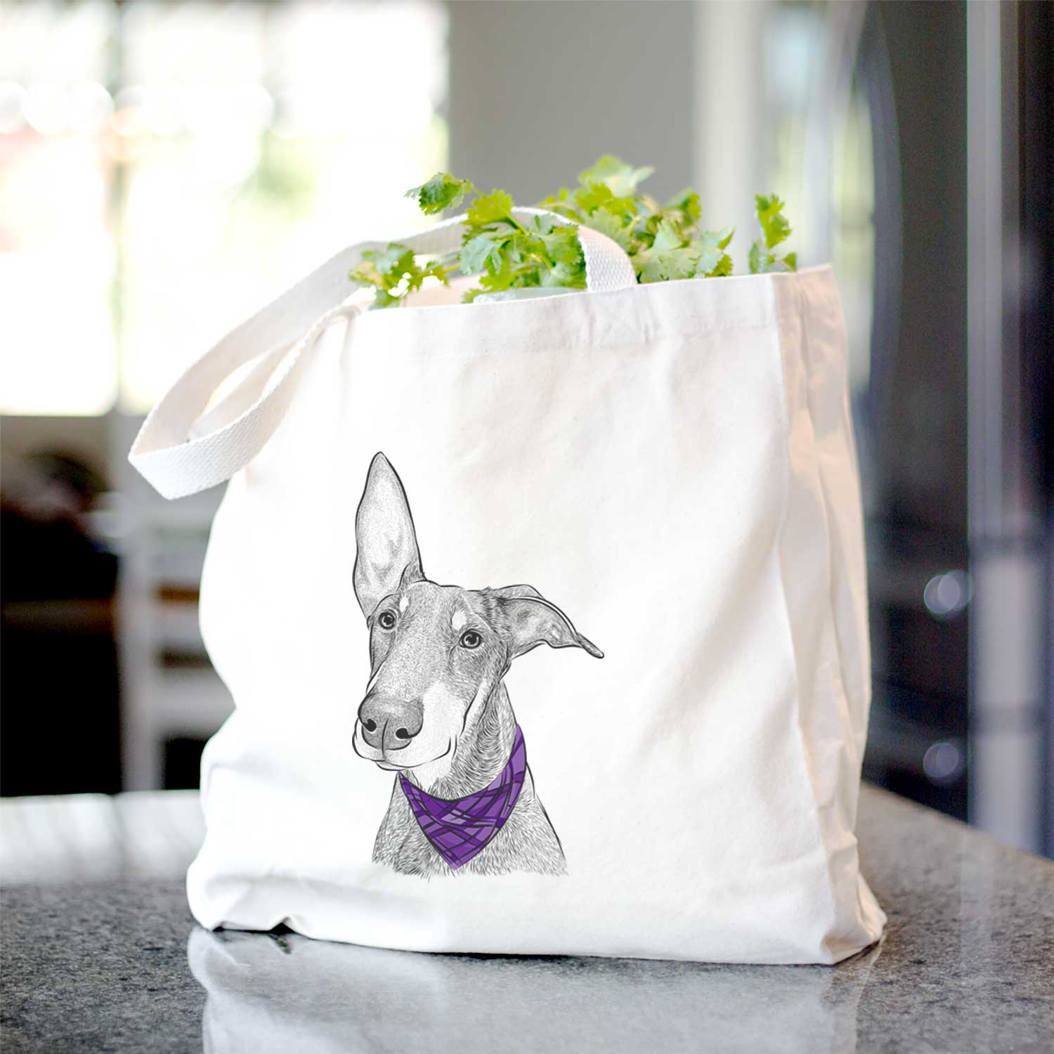 Kain the Doberman Pinscher - Tote Bag