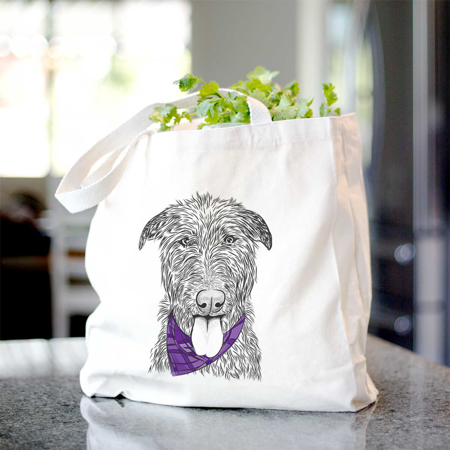 Keeva the Irish Wolfhound - Tote Bag