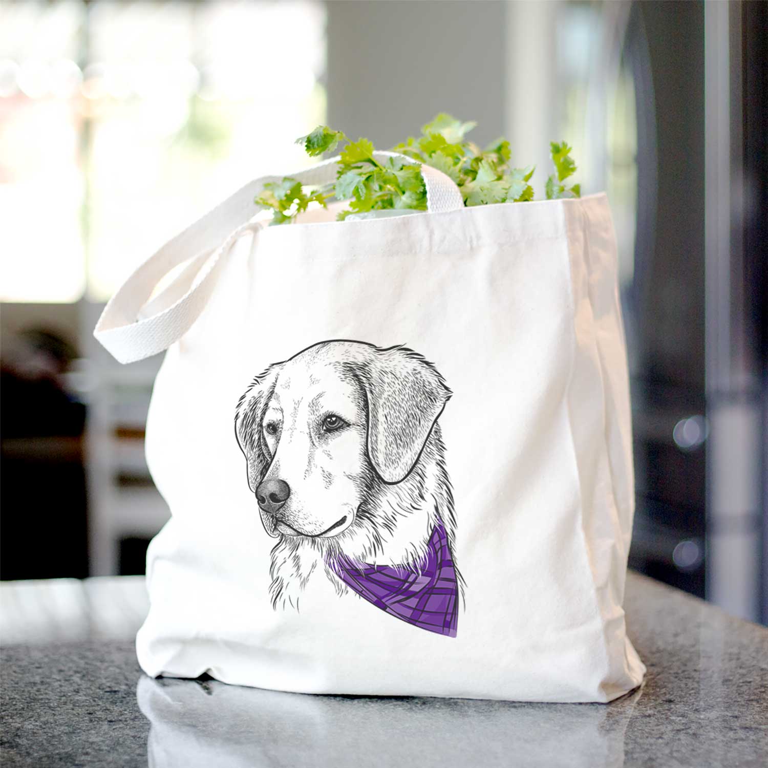 Kula the Golden Retriever - Tote Bag