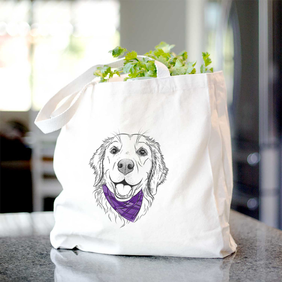 Legend the Golden Retriever - Tote Bag