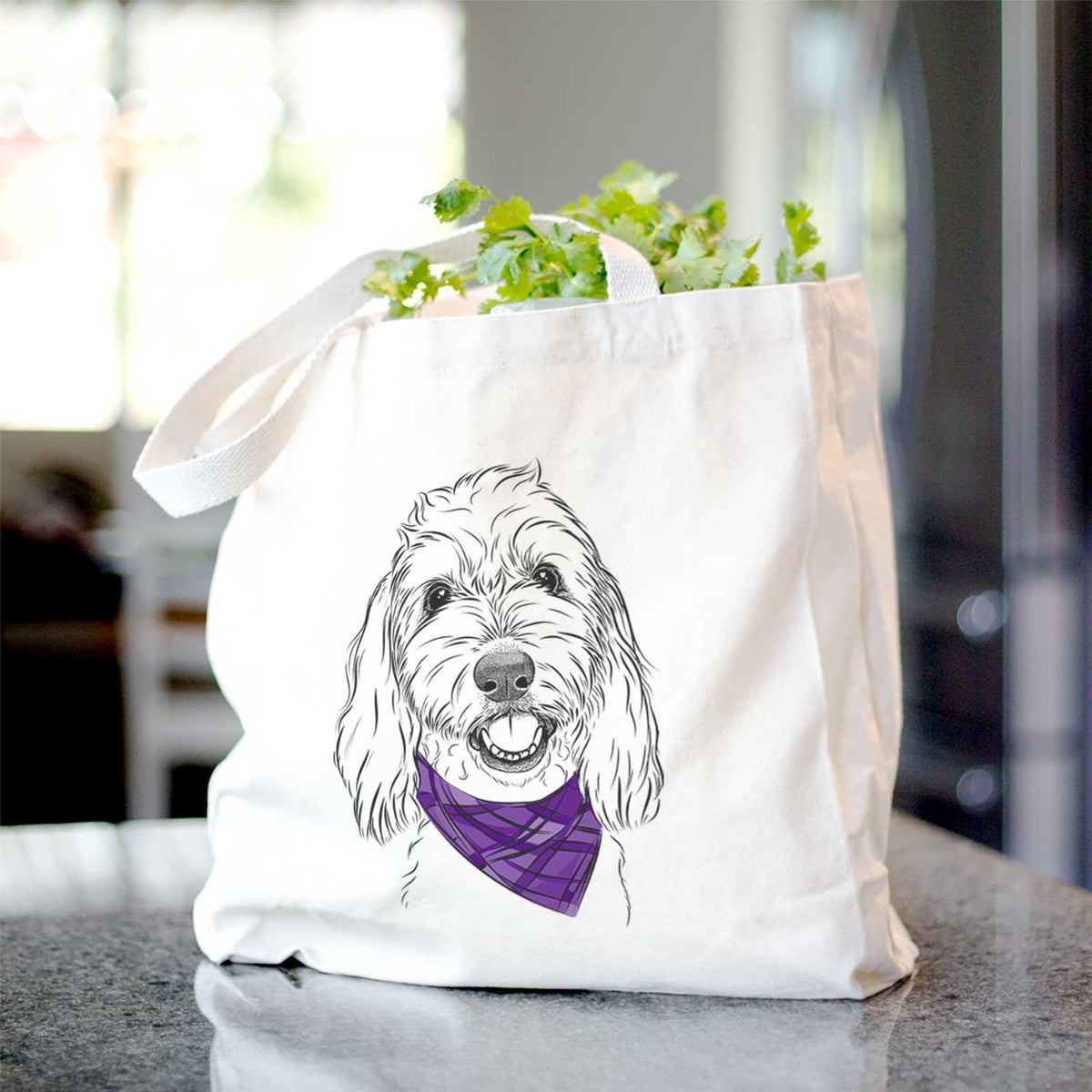 Louie the Coton de Tulear - Tote Bag