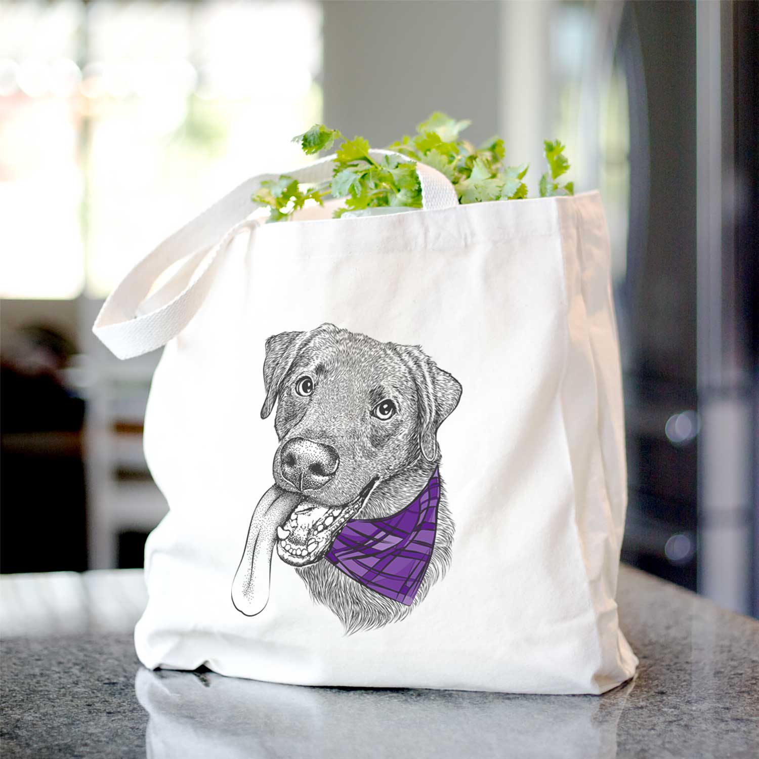 Macaroni the Lab Mix - Tote Bag