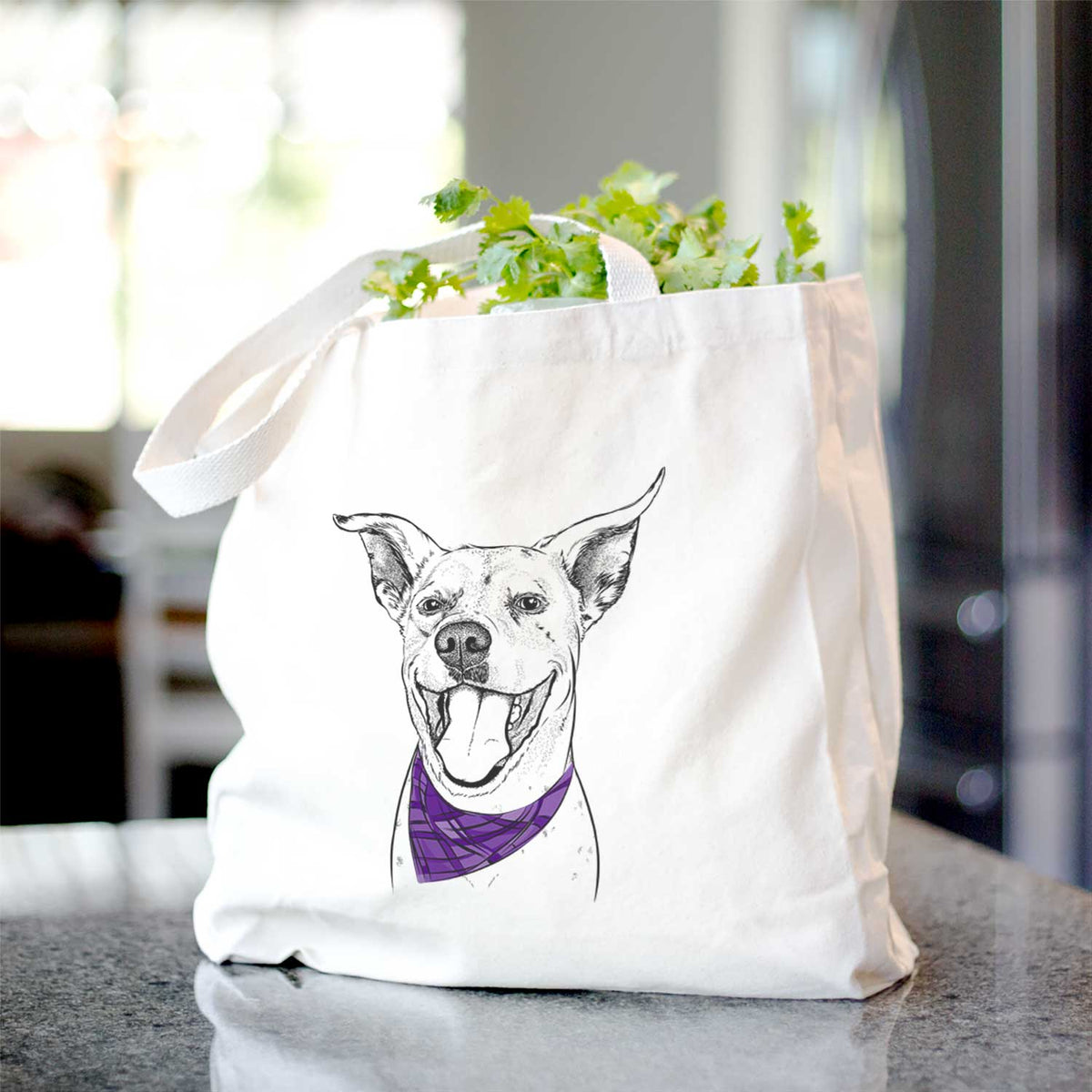 Maddie the Dalmatian Pitbull Mix - Tote Bag