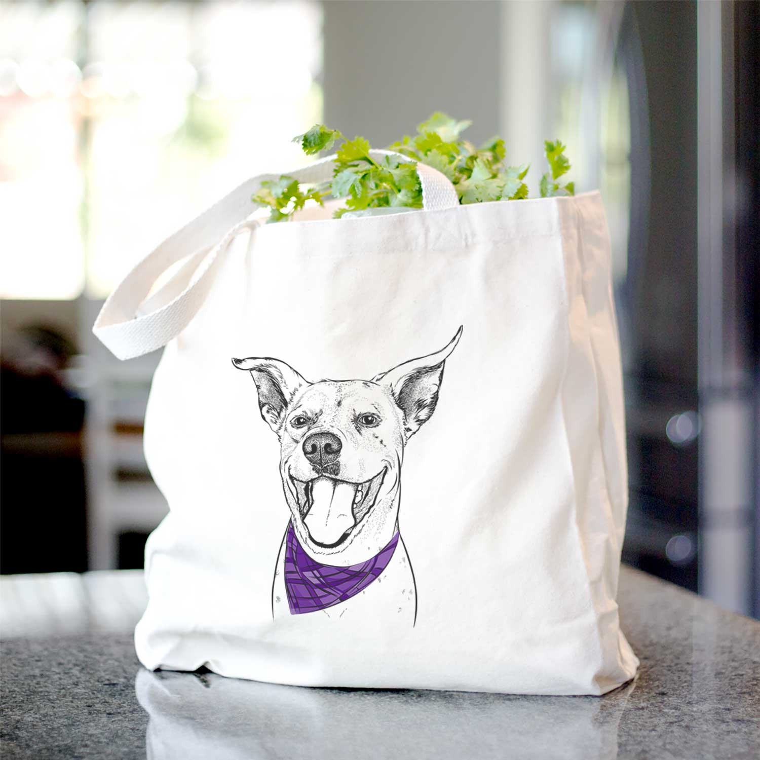 Maddie the Dalmatian Pitbull Mix - Tote Bag