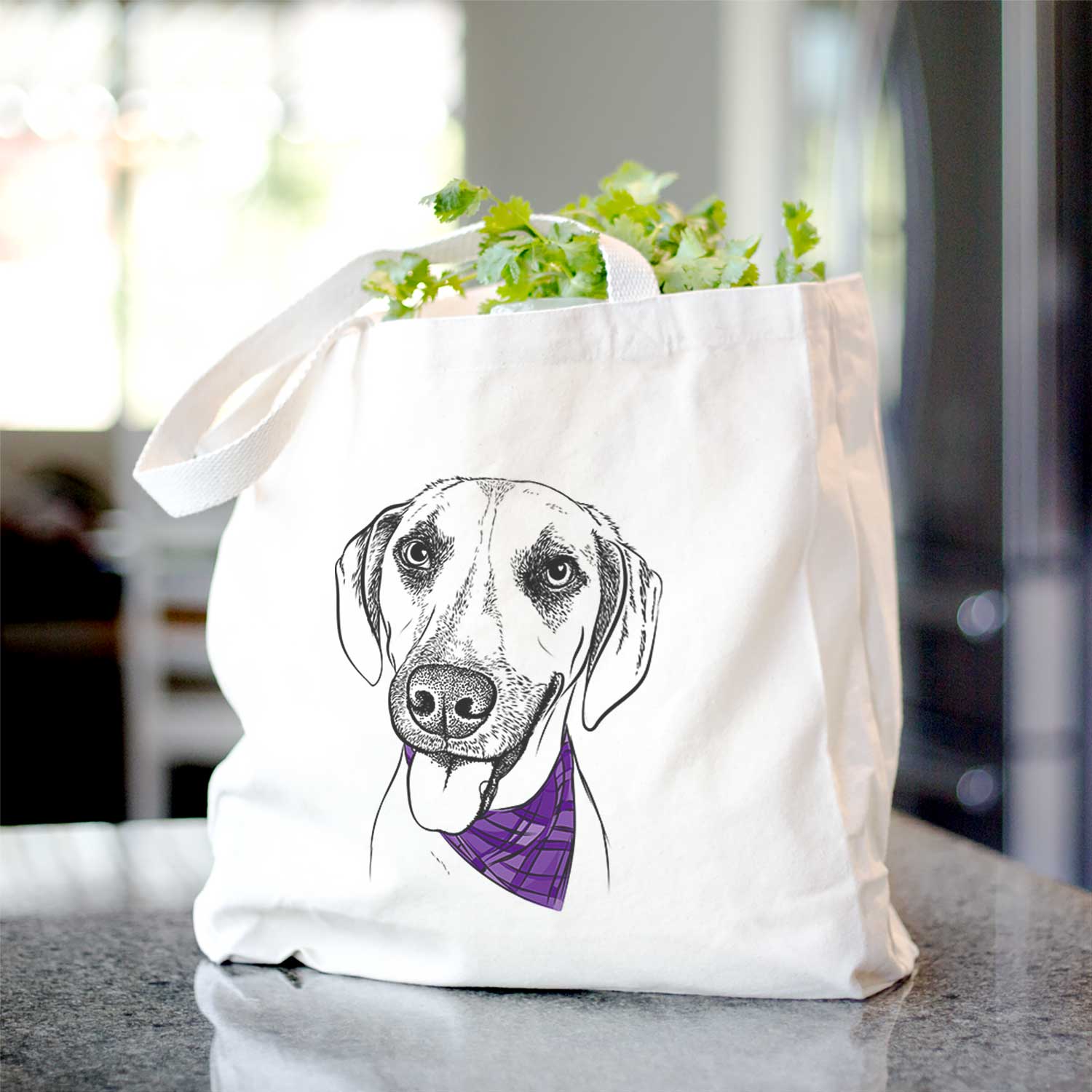 Malia the American Foxhound Mix - Tote Bag