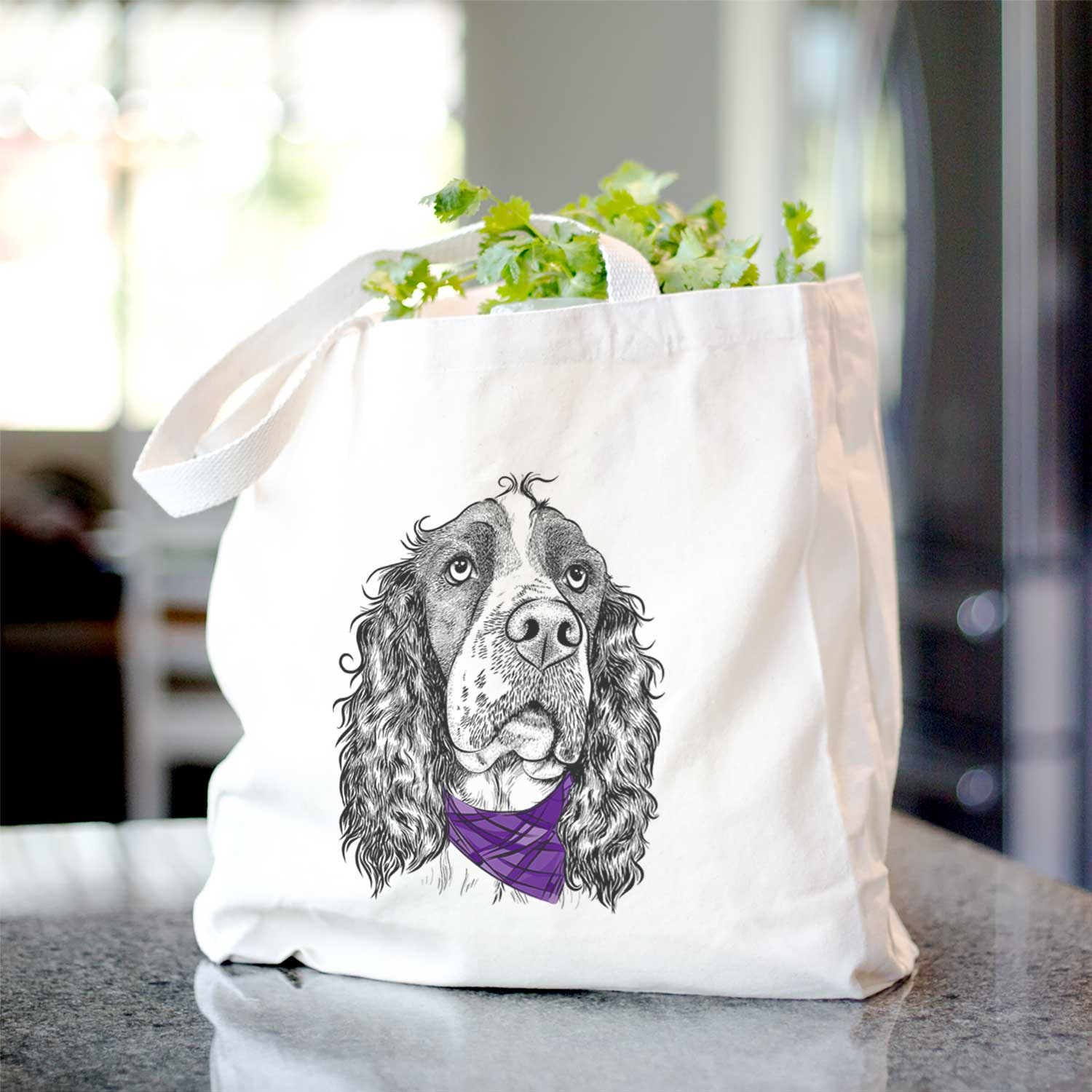 Millie Mae the English Springer Spaniel - Tote Bag