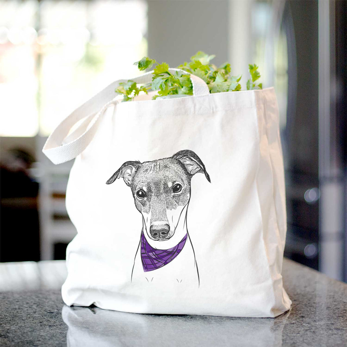 Momo the Japanese Terrier - Tote Bag