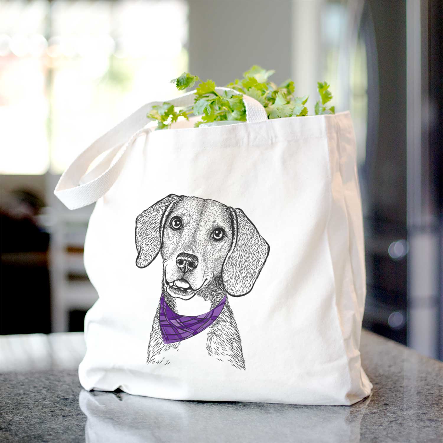 Pig the Beagle Mix - Tote Bag