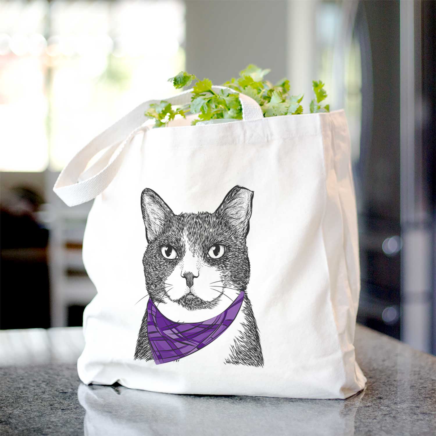 Pinky the Tuxedo Cat - Tote Bag