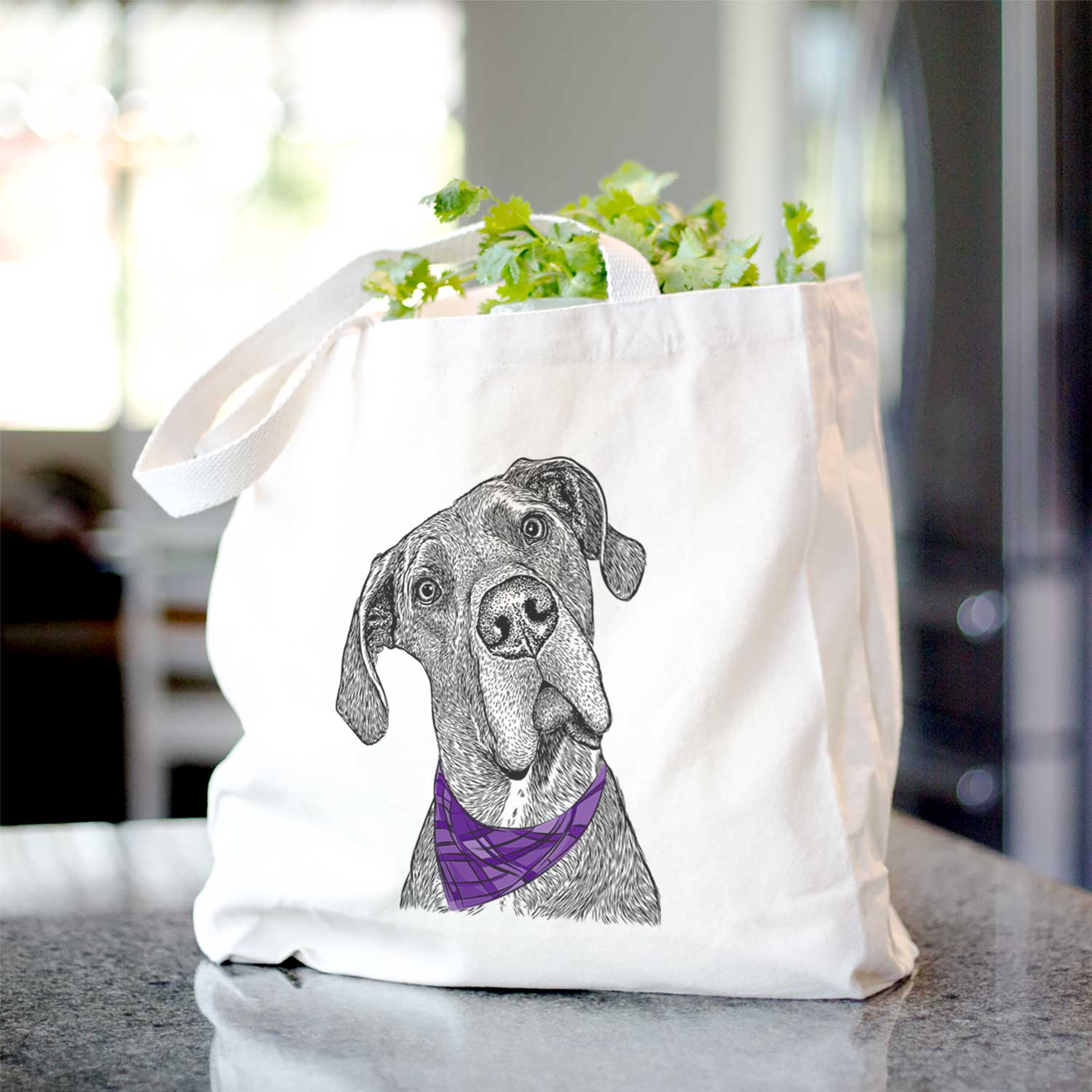 River the Great Dane - Tote Bag