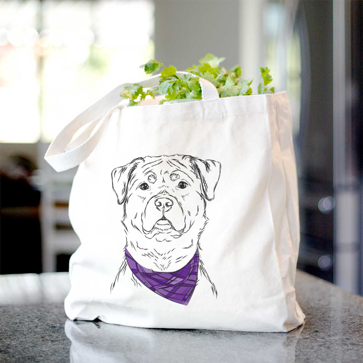 Rocky the Rottweiler - Tote Bag