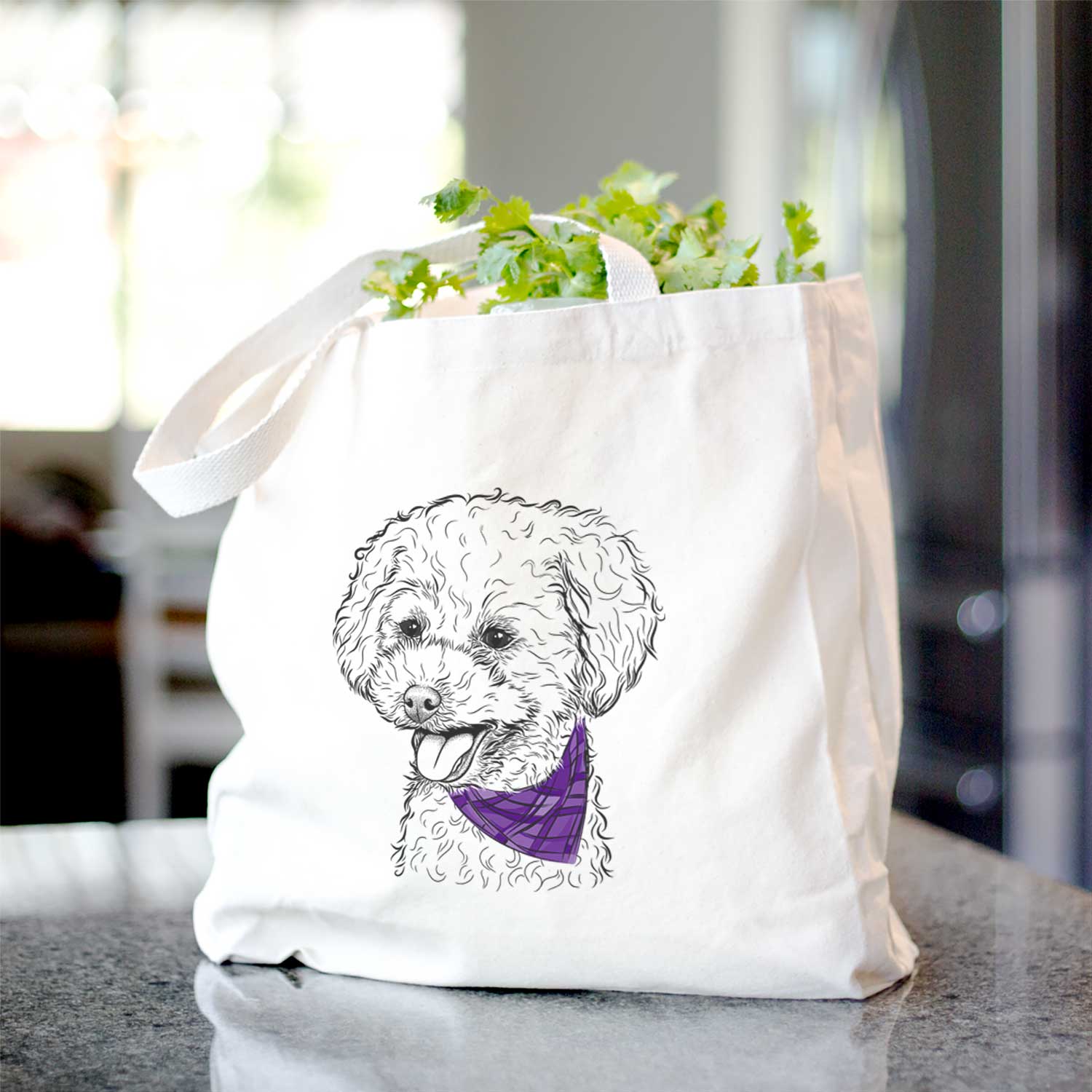 Rocky the Teacup Poodle - Tote Bag