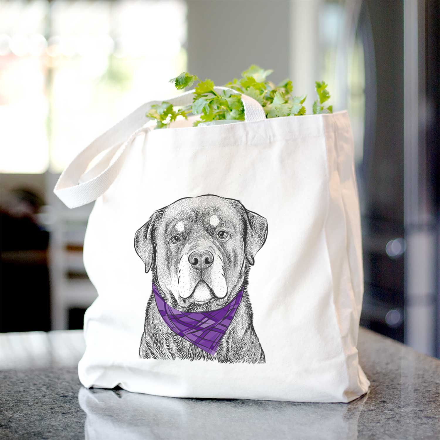 Sarge the Rottweiler - Tote Bag