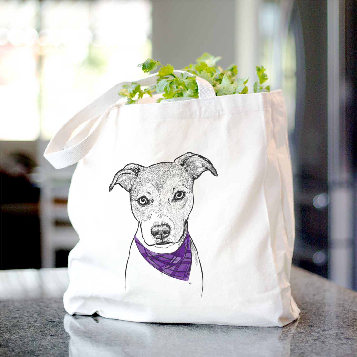 Tula the American Staffordshire Terrier Heeler Mix - Tote Bag