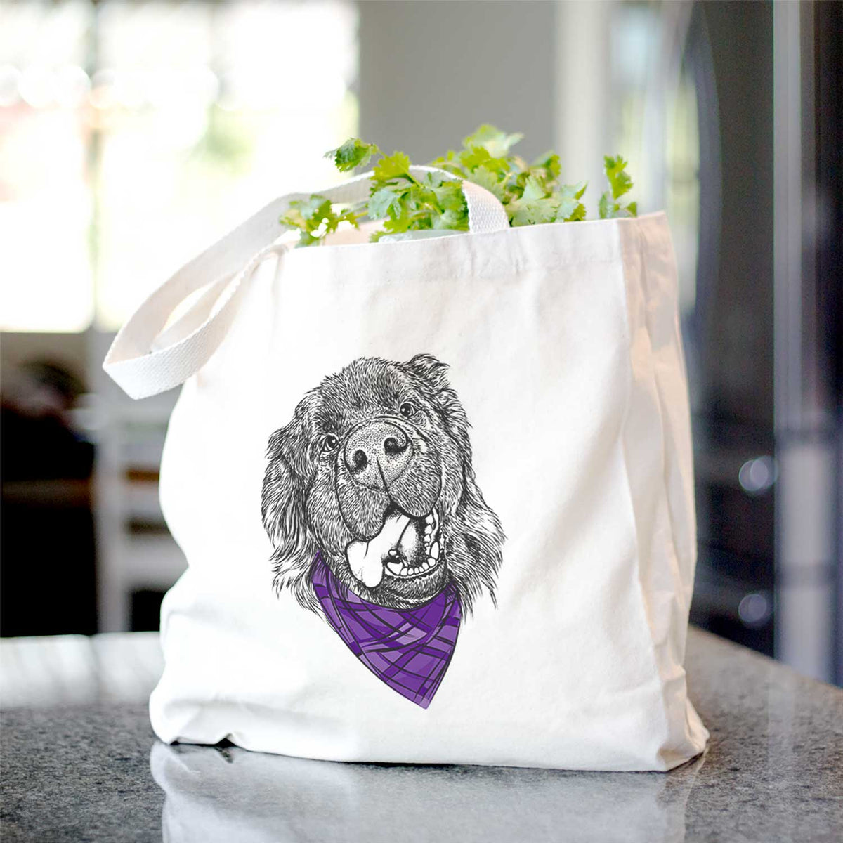 Tuna the Newfoundland - Tote Bag
