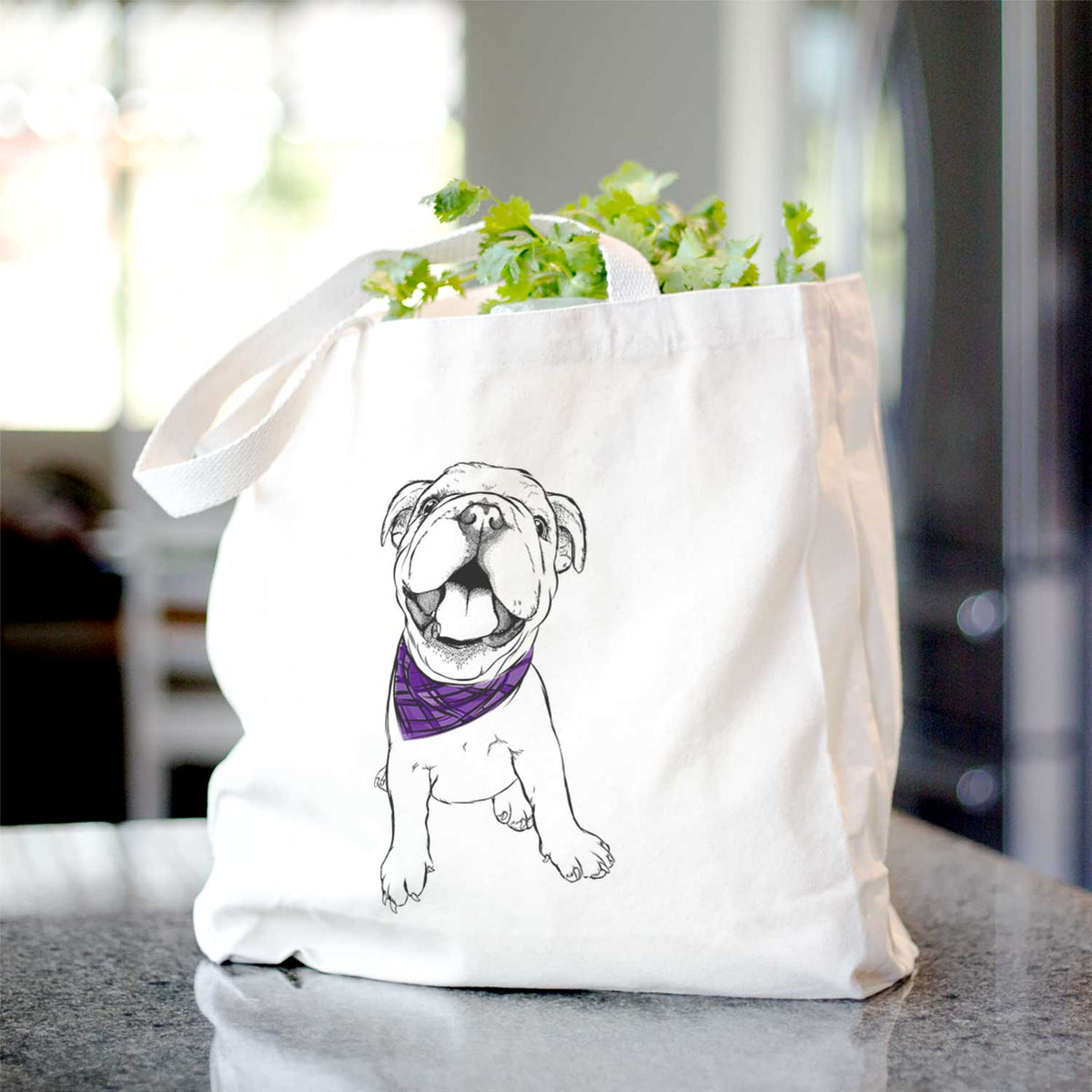 Tyke the English Bulldog - Tote Bag