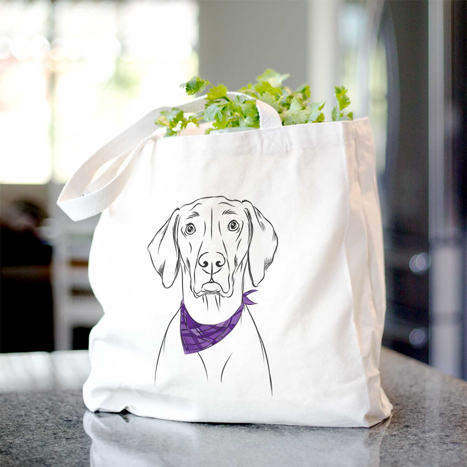 Walter the Weimaraner - Tote Bag