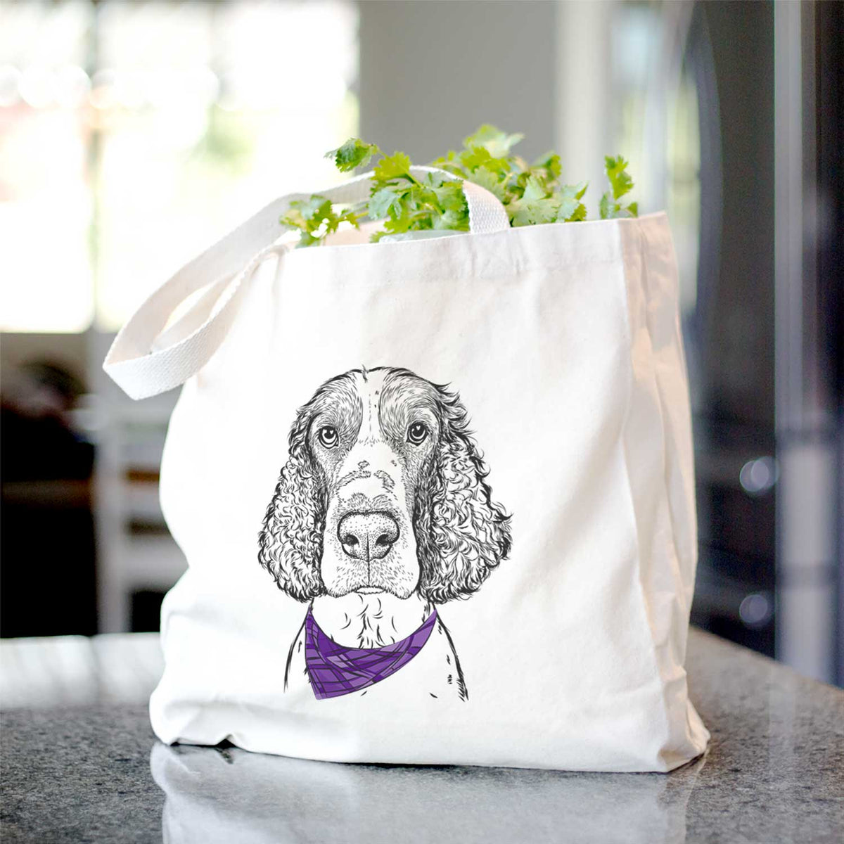 Wilbur the English Springer Spaniel - Tote Bag