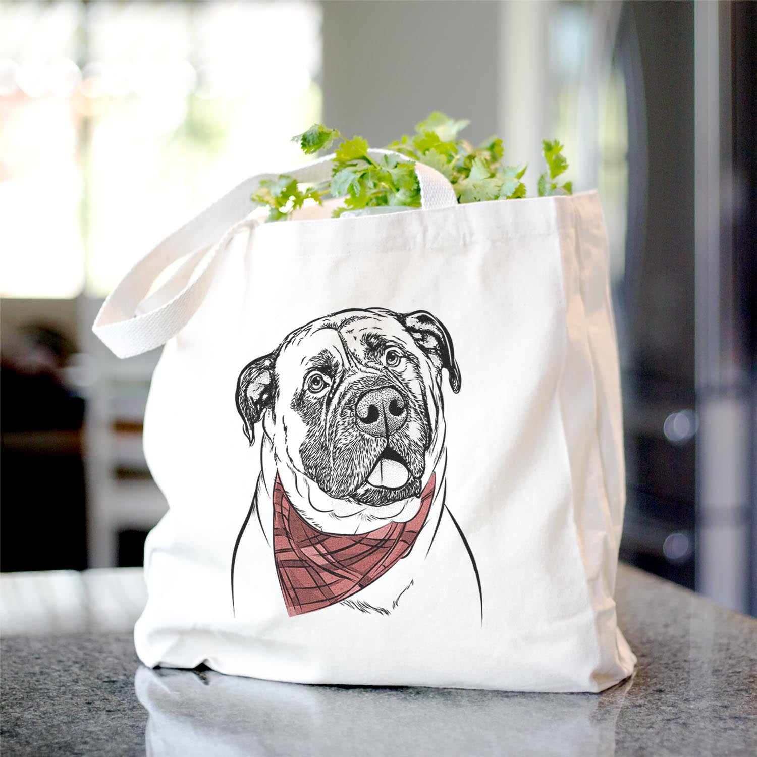 Big P the English Mastiff - Tote Bag