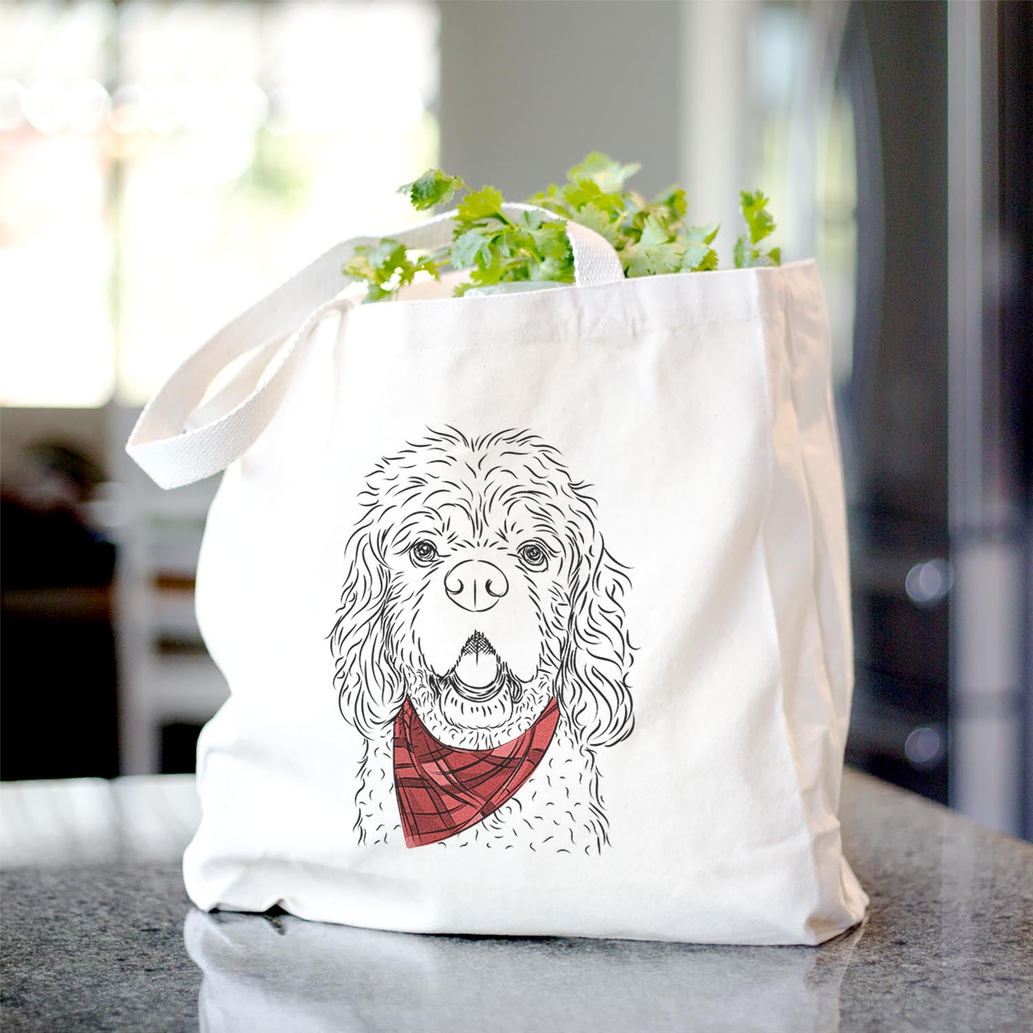 Casey the American Cocker Spaniel - Tote Bag