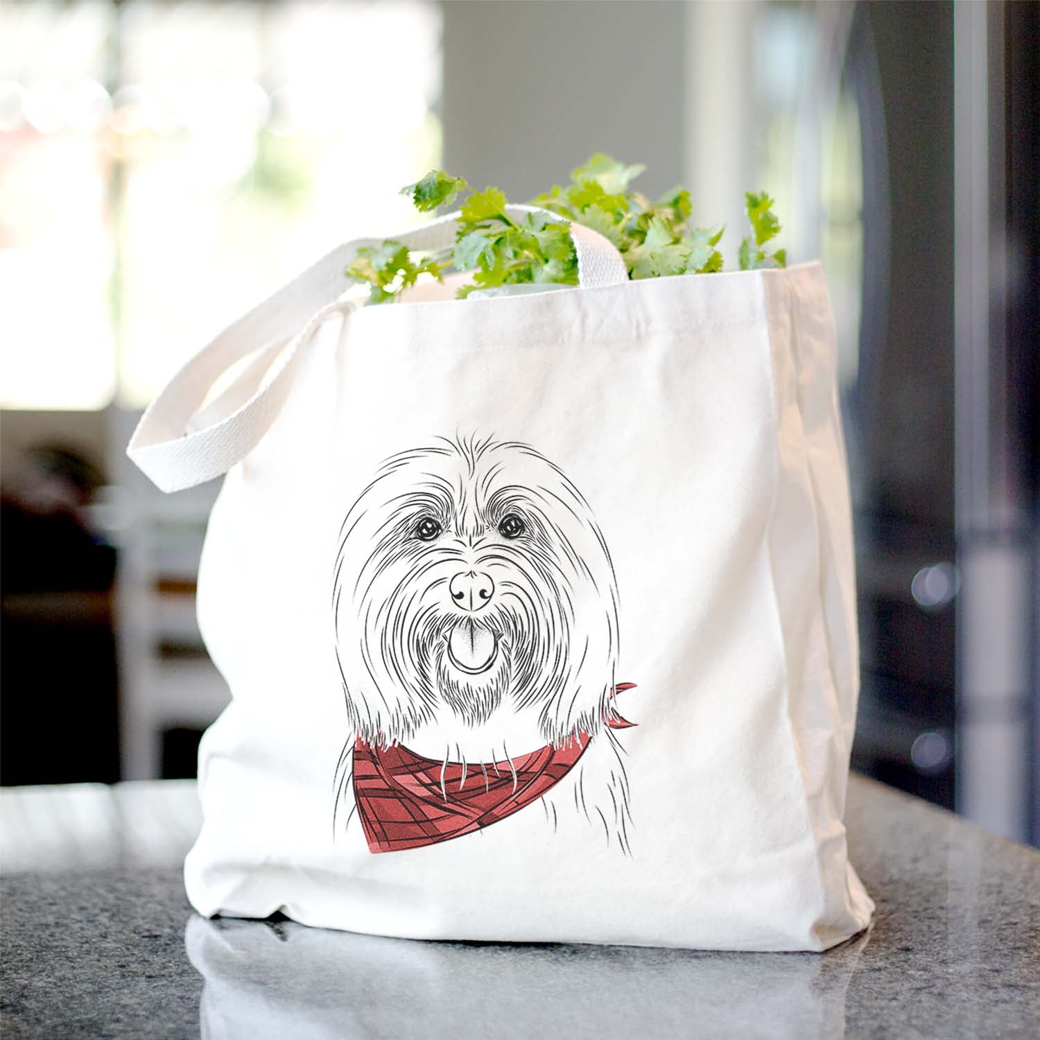 Claude the Coton de Tulear - Tote Bag