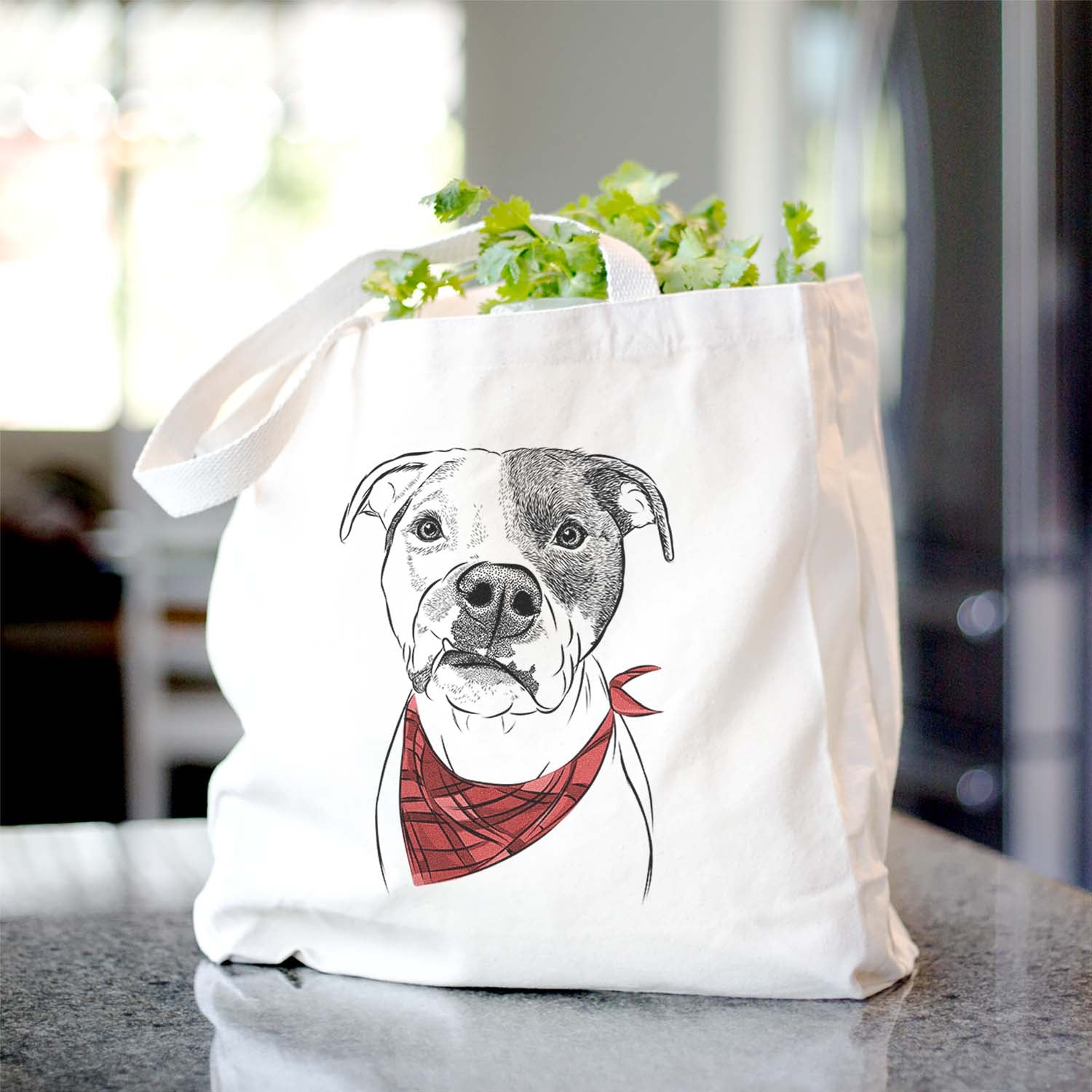 Dexter the Pitbull - Tote Bag