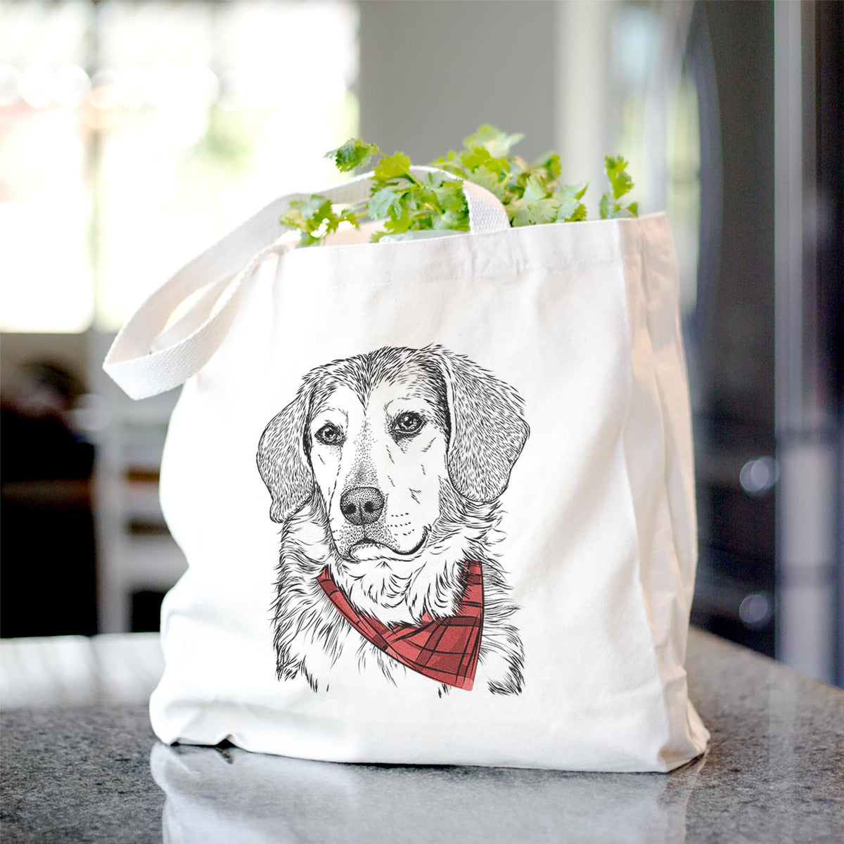 Gunner the Mixed Breed - Tote Bag