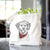 Happy Otis the Miniature Goldendoodle - Tote Bag