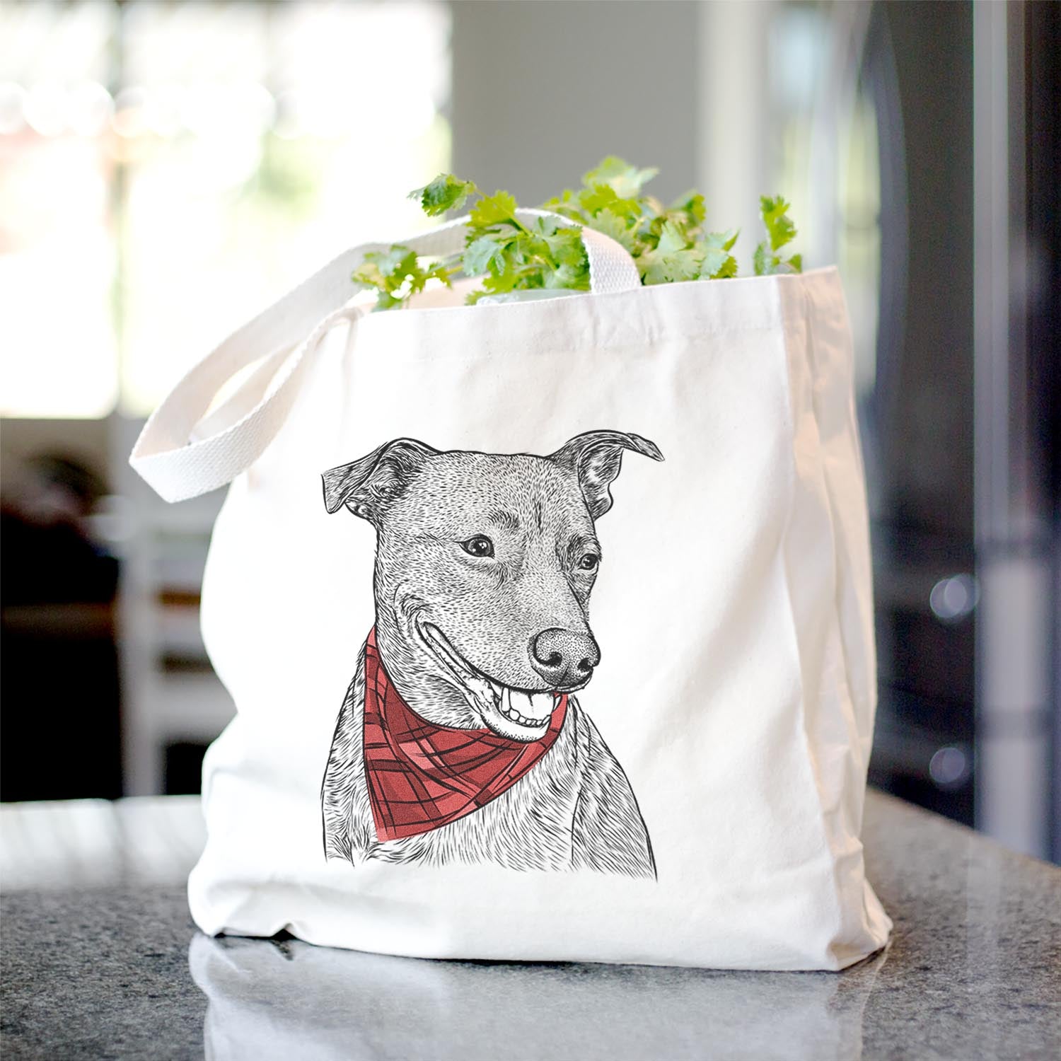 Honey the Lab Pit Mix - Tote Bag