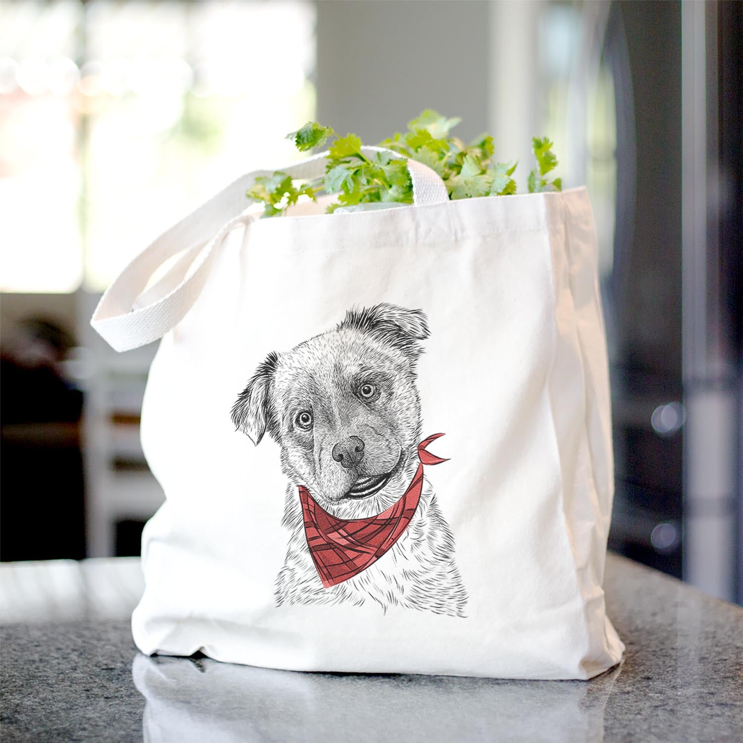 Loki Bear the Australian Cattle Dog Mix - Tote Bag