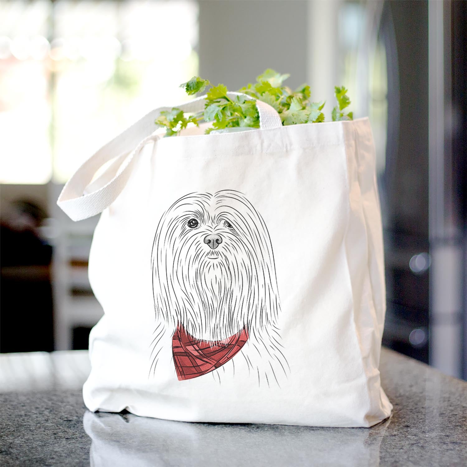 Lorenzo the Lhasa Apso - Tote Bag