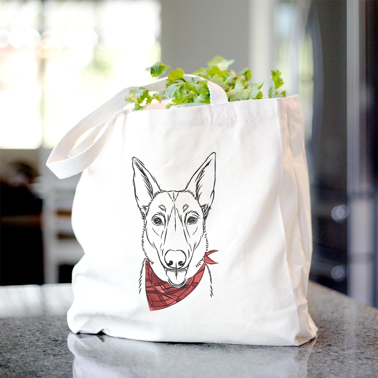 Lyric the Belgian Malinois - Tote Bag