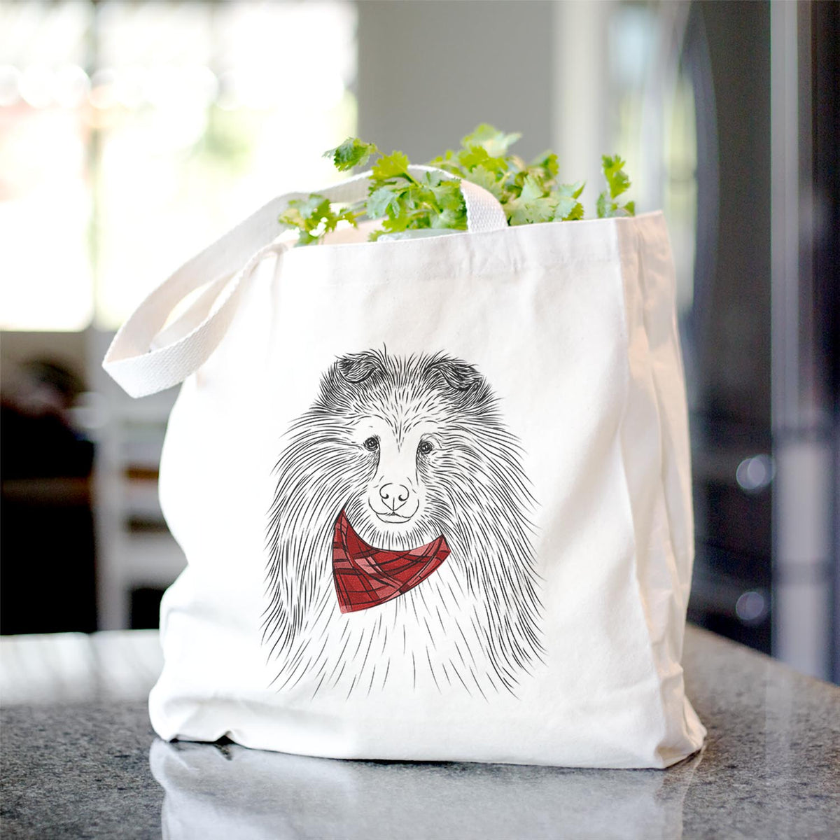 Moxie the Shetland Sheepdog - Tote Bag