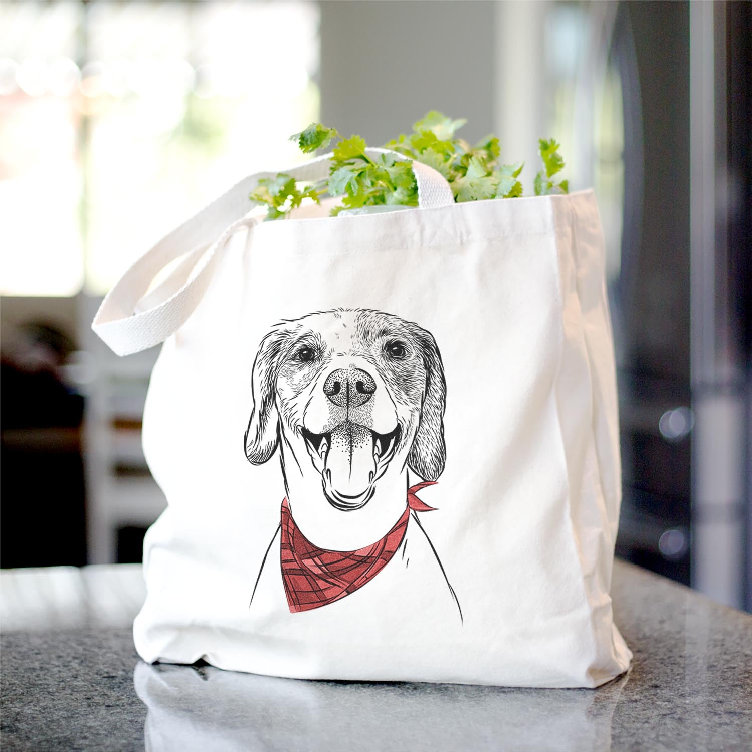 Obi the Beagle Mix - Tote Bag